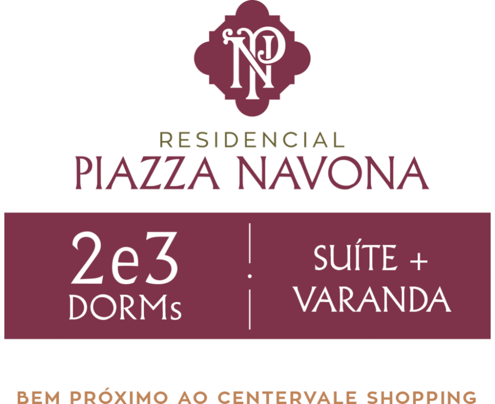 Residencial Piazza Navona - bem próximo ao Centervale Shopping